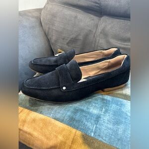 🖤🖤FRANCO SARTO PERSIA Black Suede Loafers SIZE 8.5M🖤🖤